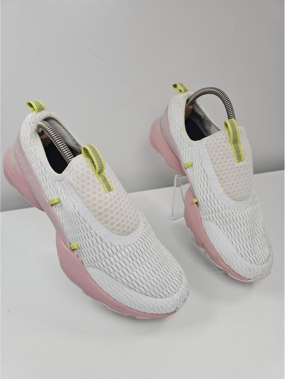 Sorel Women's White and Pink Slip-On Sneakers